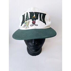 Vintage Warner Bros Marvin the Martian hat w/ pin